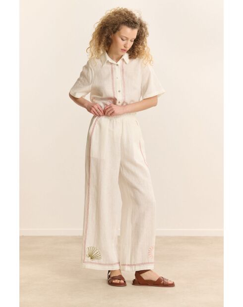 Pantalon Conor blanc