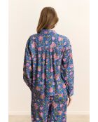 Chemise en coton Telma bleue