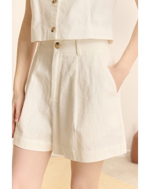 Short Come blanc