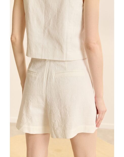 Short Come blanc