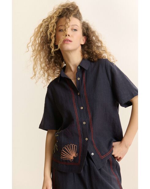 Chemise Cenie marine