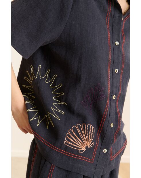 Chemise Cenie marine