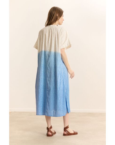 Abito Carl in cotone blu