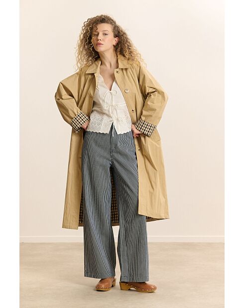 Manteau en coton Vancouver beige