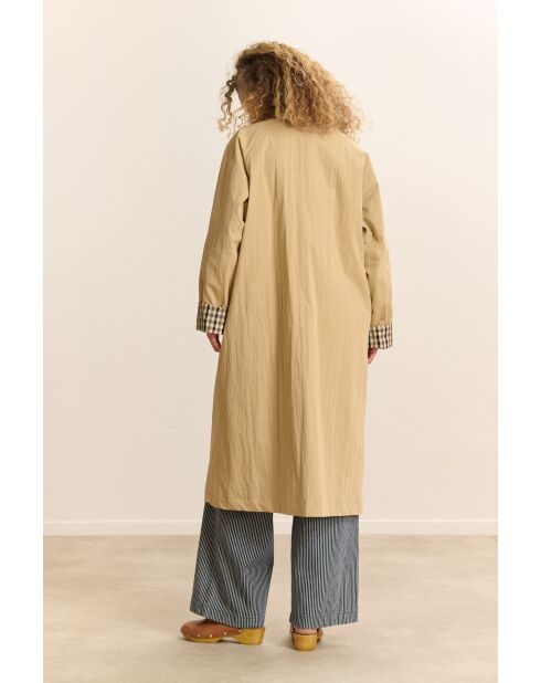Manteau en coton Vancouver beige