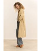 Manteau en coton Vancouver beige
