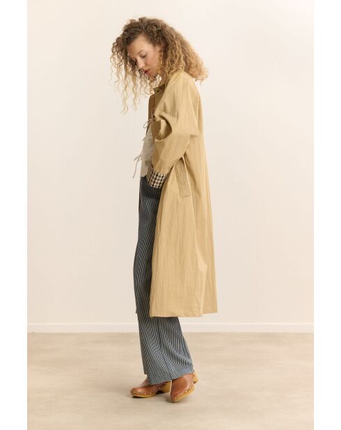 Manteau en coton Vancouver beige