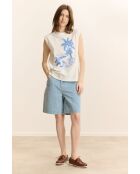 T-Shirt en coton Palmier blanc