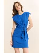 Blaues Baumwollkleid Valena