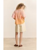 Blouse en coton Vegas orange