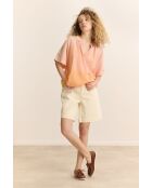 Blouse en coton Vegas orange