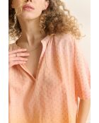Blouse en coton Vegas orange