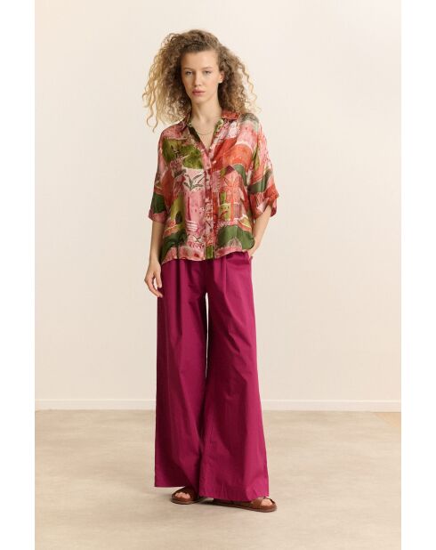 Chemise Celina rose