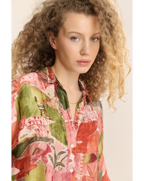 Chemise Celina rose