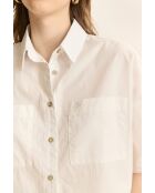 Chemise en coton Celine écrue
