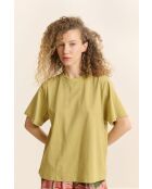 Camiseta Vista Almond de algodón