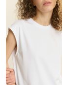 T-shirt van wit katoen Vivi