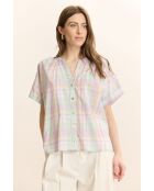 Blouse en coton Celda lilas