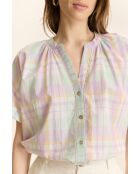 Blouse en coton Celda lilas
