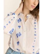 Blouse en coton Ketty blanche