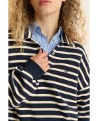 Felpa Chris in cotone blu