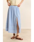 Blauer Baumwollrock Cosette