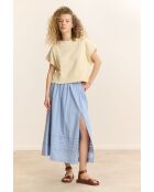 Blauer Baumwollrock Cosette