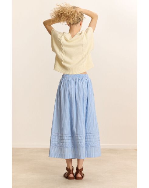 Blauer Baumwollrock Cosette