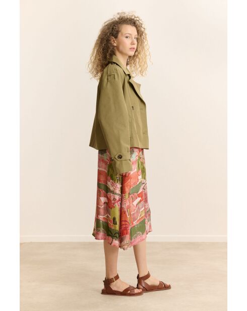 Manteau en coton Clyde kaki