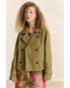 Manteau en coton Clyde kaki