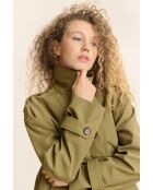Manteau en coton Clyde kaki