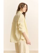 Chemise en coton Belle jaune