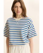 Felpa Chiara in cotone blu