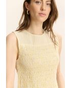Top en coton Cerise jaune