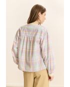 Blouse en coton Blouse Cedric lilas