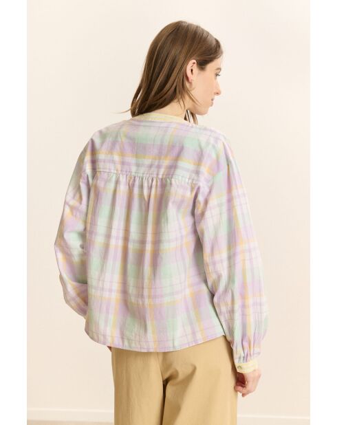 Blouse en coton Blouse Cedric lilas