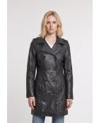 Giacca Gulia in pelle nera