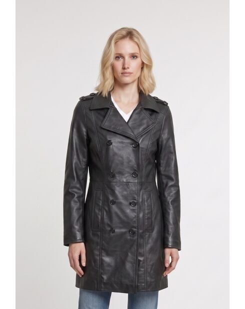 Giacca Gulia in pelle nera