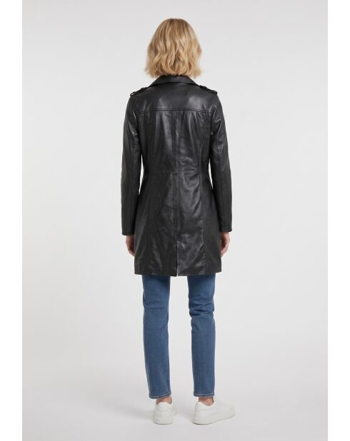 Giacca Gulia in pelle nera