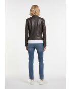 Braune Lederjacke Gabriella