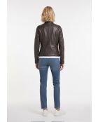 Braune Lederjacke Gladys