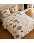 Set copripiumino Minkly crema in cotone stampato
