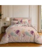 Parure housse de couette imprimée en coton Paloma multicolore