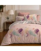 Parure housse de couette imprimée en coton Paloma multicolore