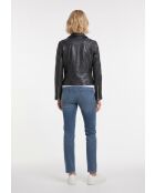 Veste en Cuir Zoella noire
