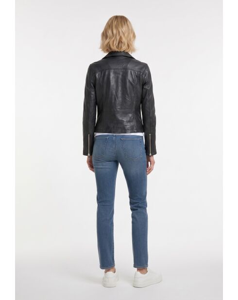 Veste en Cuir Zoella noire