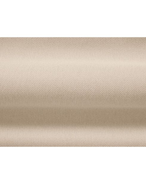 Julia modulaire bank in beige structuurstof voor 4 personen - 250x100x68 cm
