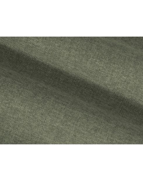 Luc 3-zitsbank in structuurstof donker olijfgroen - 204x99x77 cm