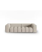 Modulares Sofa Lorella aus Strukturstoff platziert den Sand - 230x85x70 cm