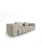 Modulares Sofa Lorella aus Strukturstoff platziert den Sand - 230x85x70 cm
